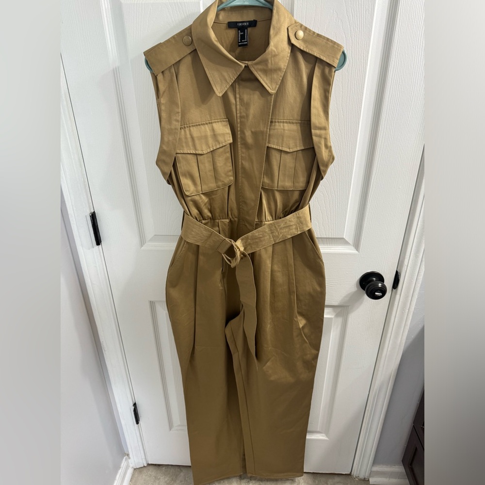 Stylish Tan Jumpsuit
